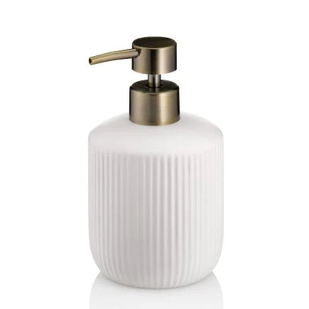 Off White Soap Dispenser Z1059