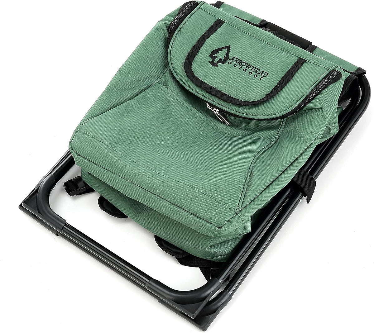 3-in-1 Compact Camp Chair with Insulated Cooler W424