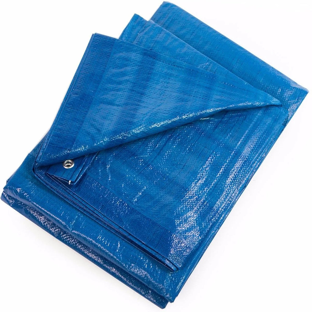 Blue Poly Tarp Cover 16' x 20' feet L440373