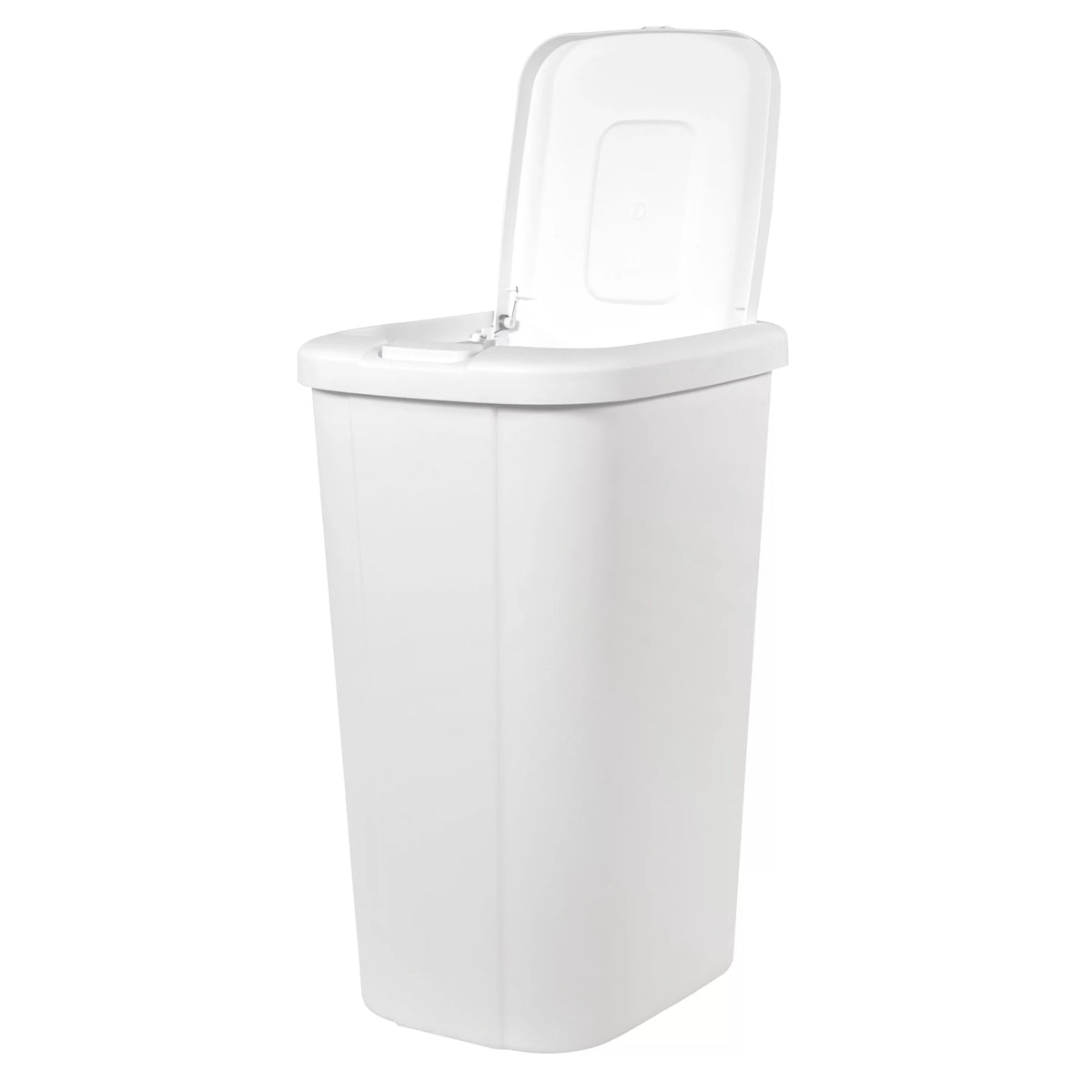 13.3-gal Touch Lid Trash Can, White (2 Pack) V336