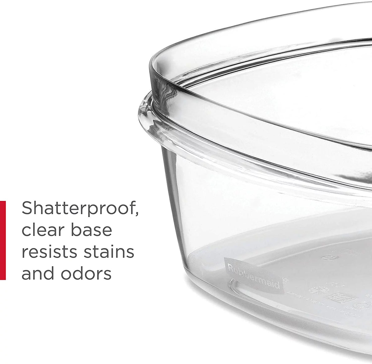 Set of 5 Clear Food Storage Containers Q7378