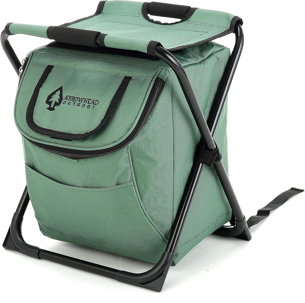 3-in-1 Compact Camp Chair with Insulated Cooler W424