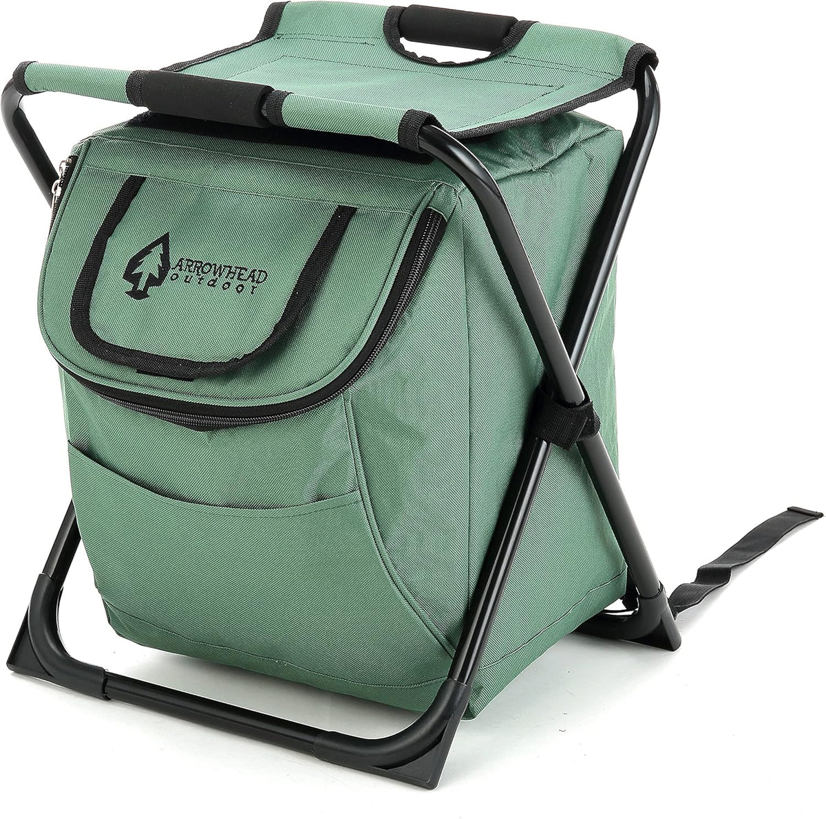3-in-1 Compact Camp Chair with Insulated Cooler W424