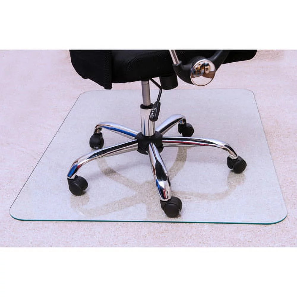 Glass Chairmat 60" x 48" Rectangle Clear J18184