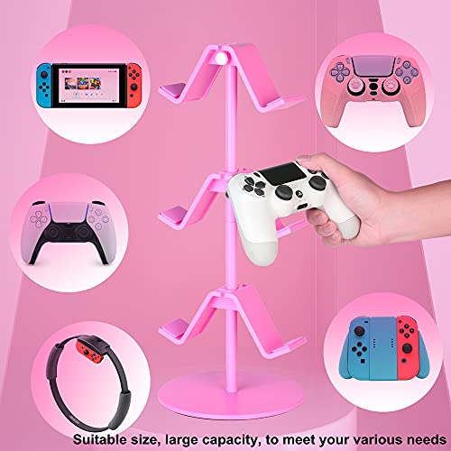 3 Tier Controller Stand with Headphone Holder, Smart Black U3682