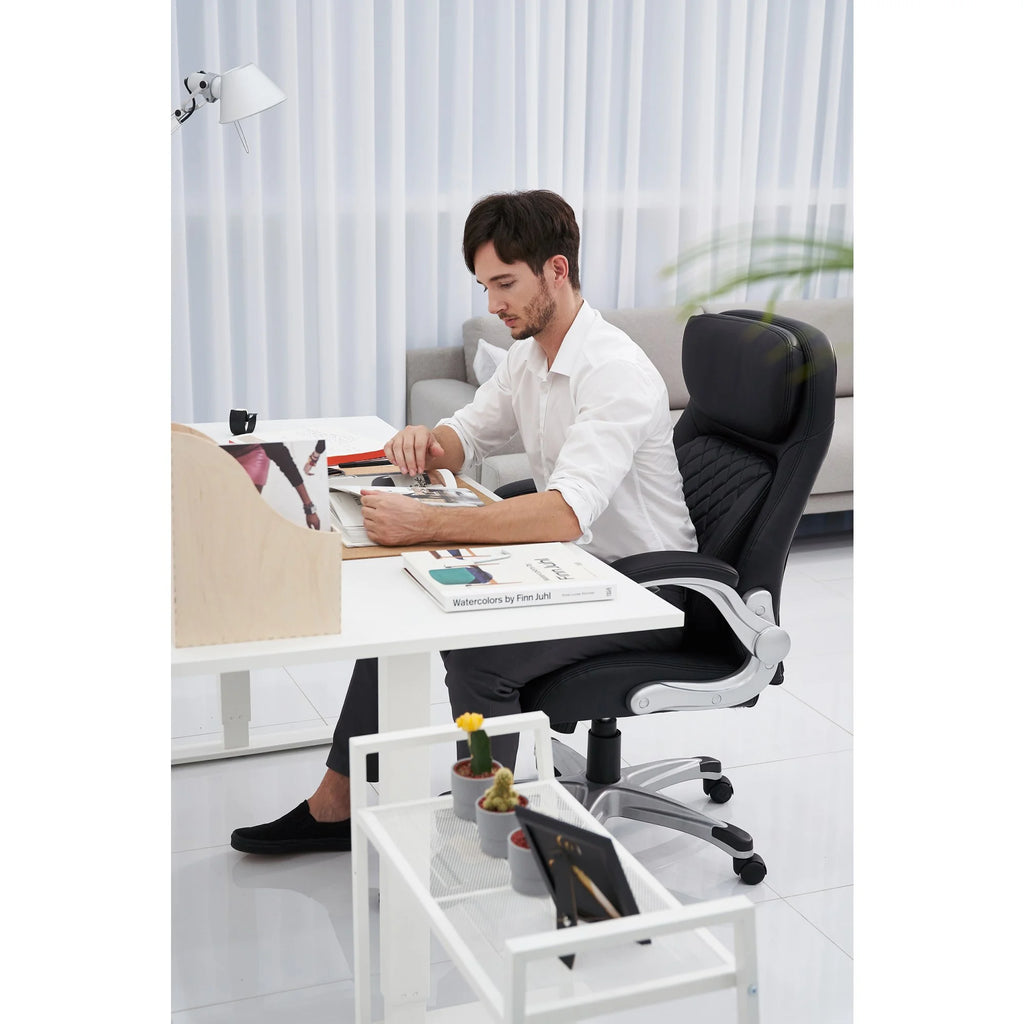 Ergonomic PU Leather Office Chair Y587702