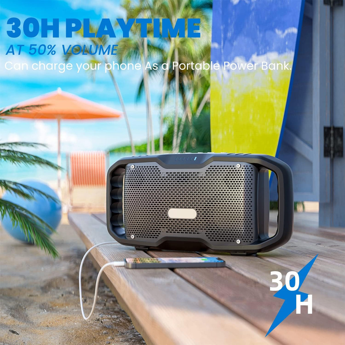 Portable Wireless Bluetooth Speaker with Subwoofer S8231
