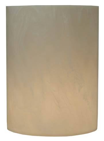 Cylinder Alabaster Swirl Flat Top Shade J4521