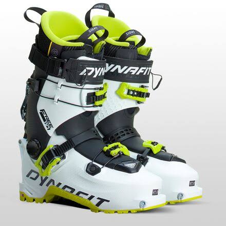 White/Lime Punch Ski Boots Q732