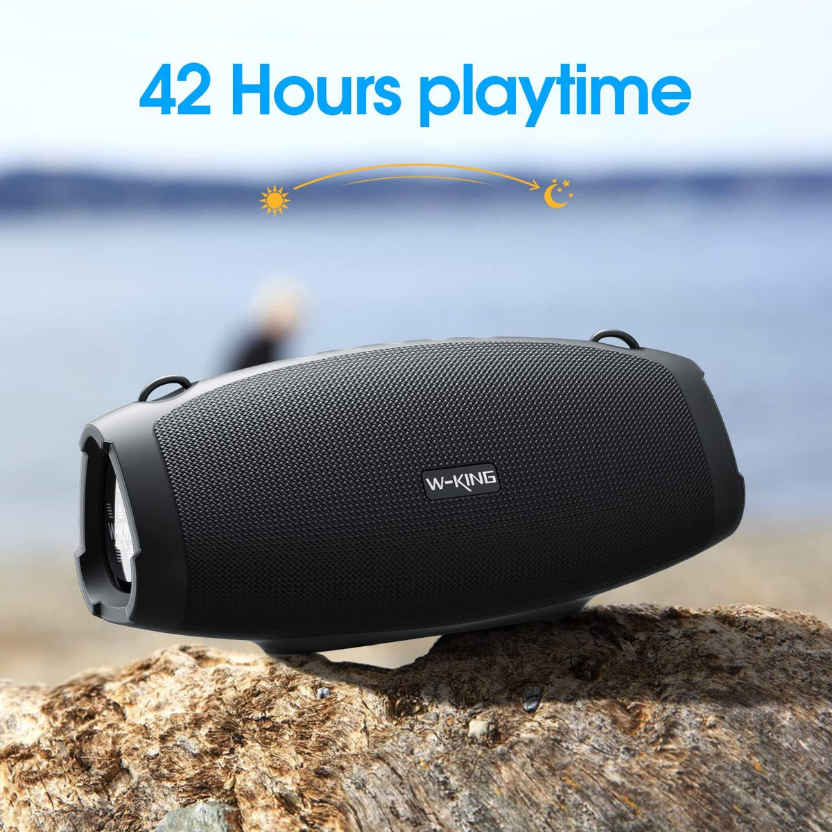 70W IPX6 Waterproof Portable Bluetooth Speaker with Power Bank Q97641