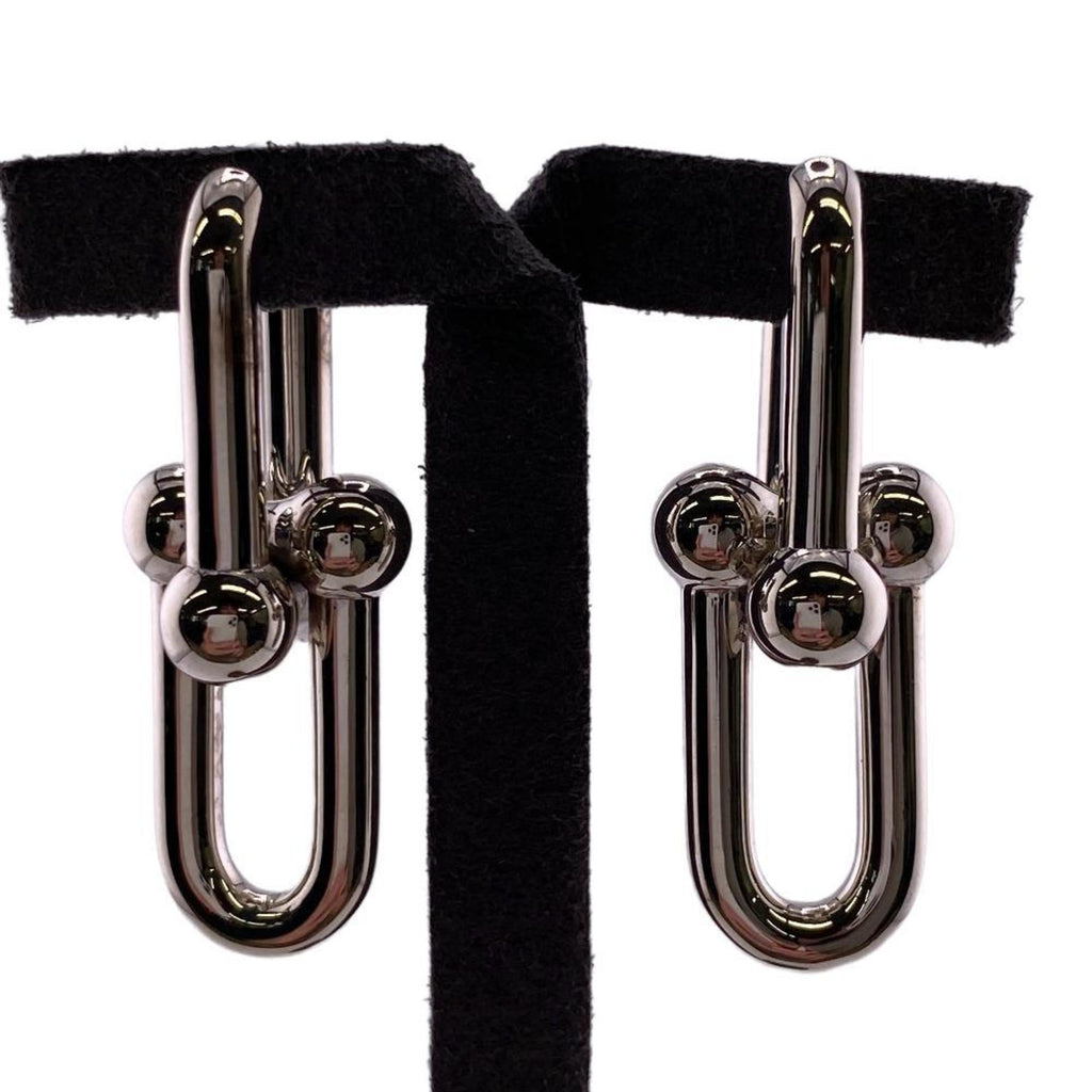 Tiffany Hardware Large Link Earrings Silver Q130