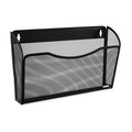 Black Single-Pocket Wall File K814