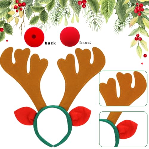 12 PCS Christmas Reindeer Antlers Headband J54314