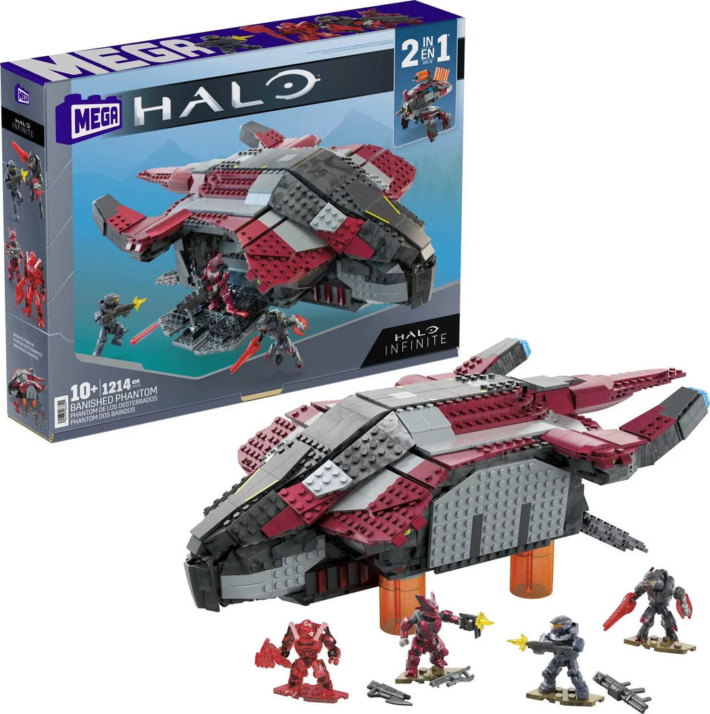 Halo Infinite Building Kit with 4 Figures (1214 Pieces) W298