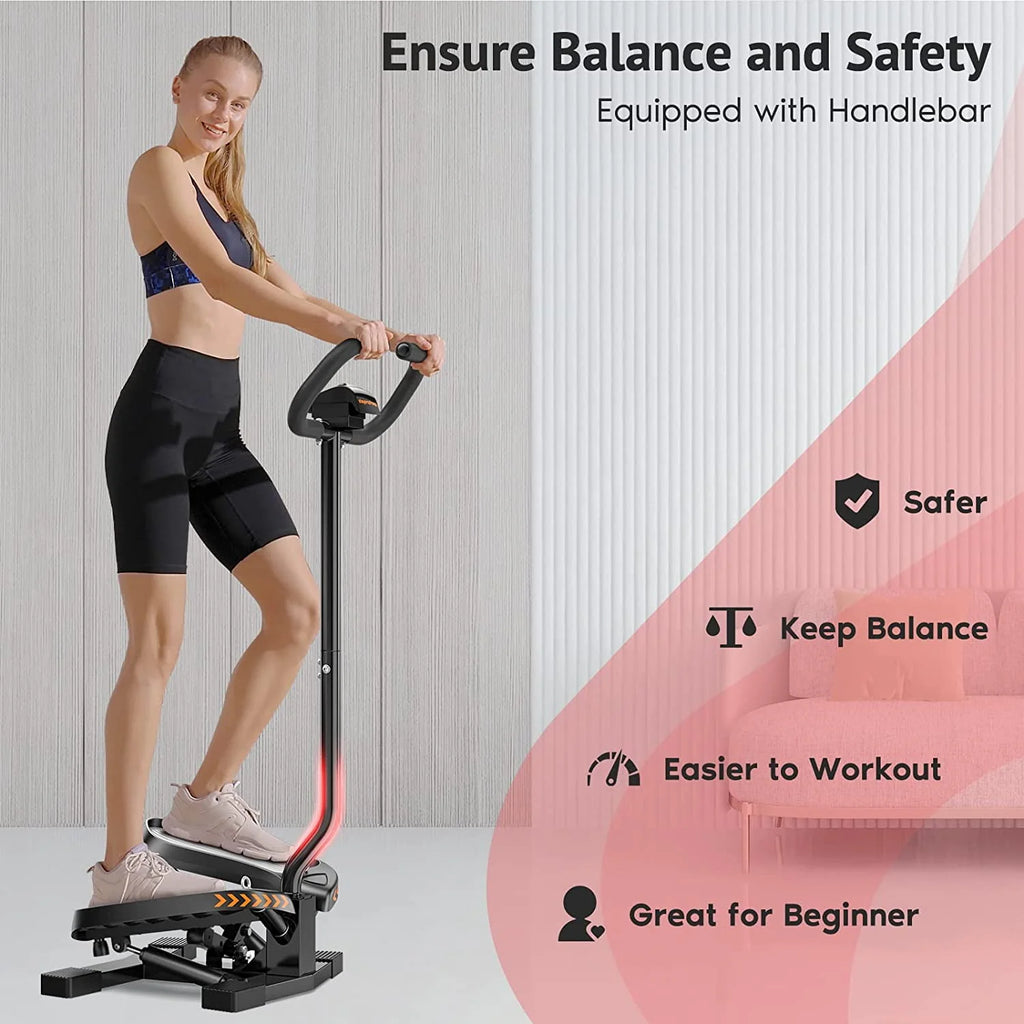 Portable Stair Stepper with Resistance Band Z26690
