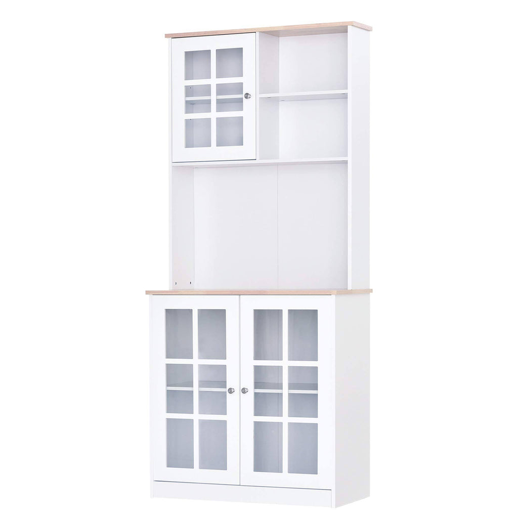 White Kitchen Pantry Cabinet W8659