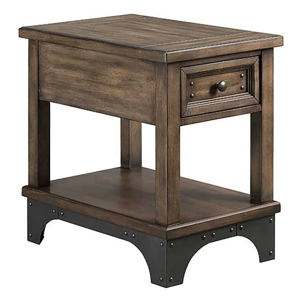 Traditional Wood Chairside Table X44725