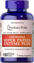 Chewable Papaya Enzyme Plus 180 Count P25180