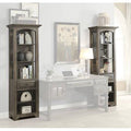 Gray Bookcase Pier Set of 2 X7335