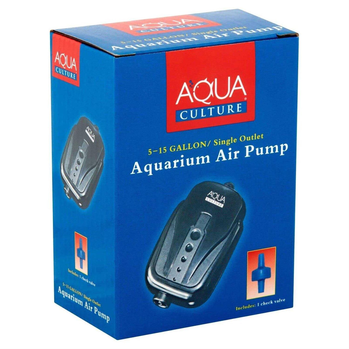 5-15 Gallon Single Outlet Aquarium Air Pump R94763