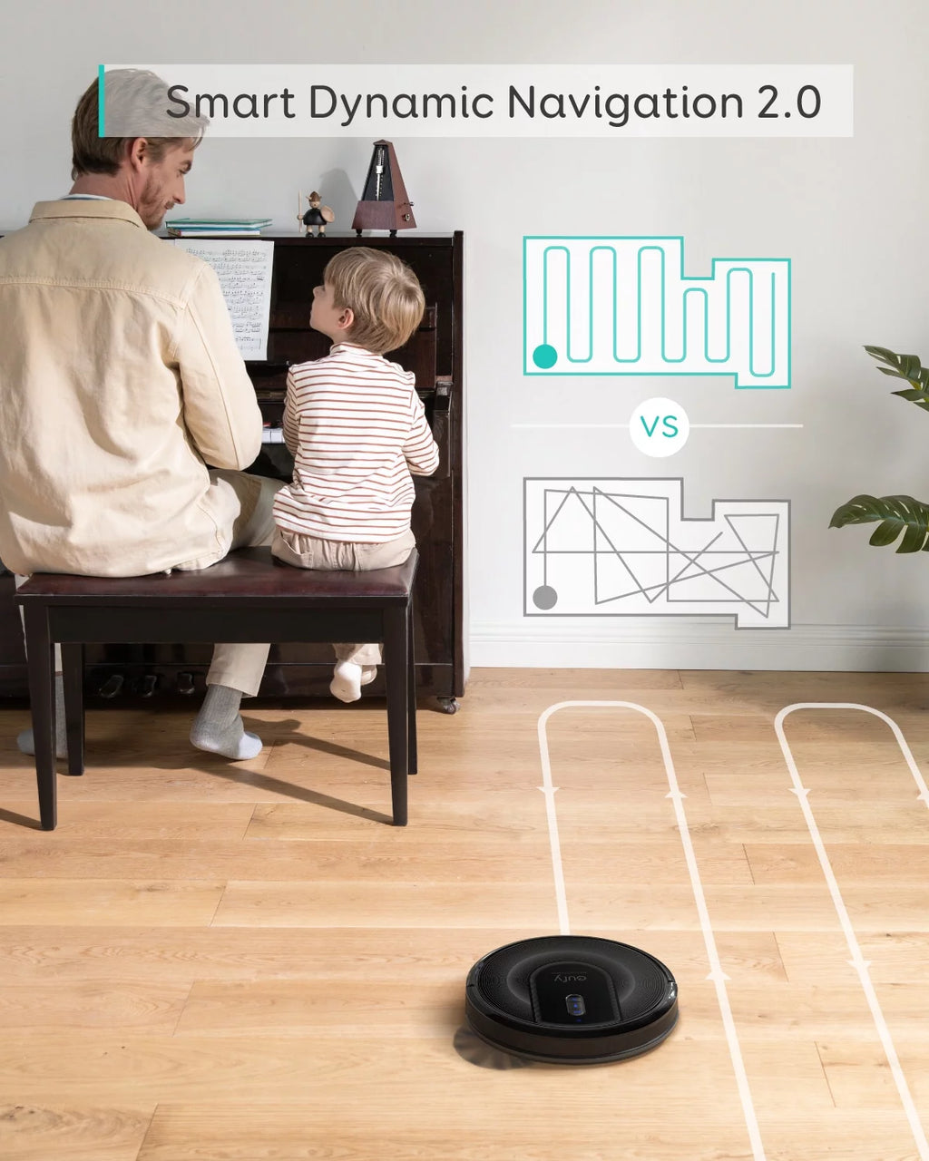 Pre-Owned Robot Vacuum with 2000Pa Suction I3957