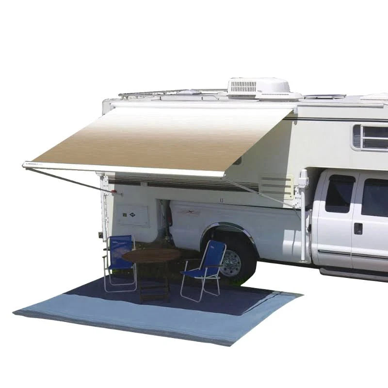Camel Fade Awning Fabric V90367
