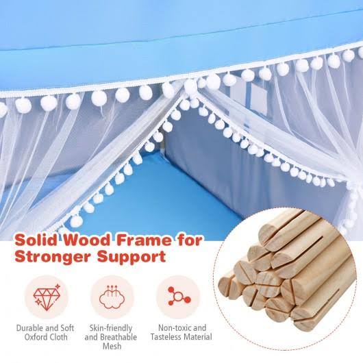 Blue Play Tent with Mat N5142