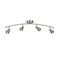 Satin Nickel LED 4 Light Fixed Track E5758