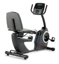 Recumbent Exercise Bike with Display, Tablet Holder, and Fan C345