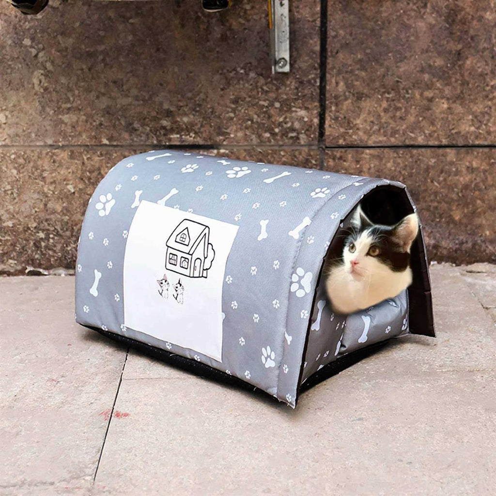 Outdoor Foldable Cotton Filled Cat House H447