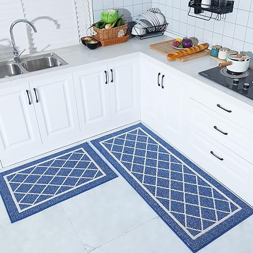 Red Kitchen Runner Polypropylene Mat with TPR Backing 24x35inch H25665
