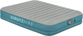 14" Inflatable Queen-Sized Air Mattress with Built-In Pump, Gray E141