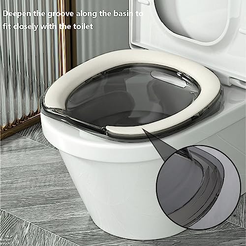 Transparent Gray Foldable Sitz Bath Tub O1060