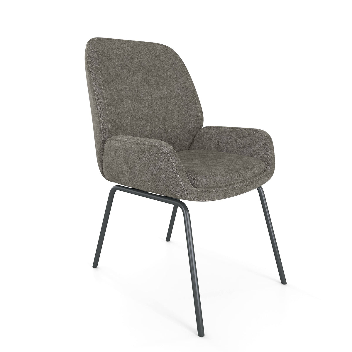 Fabric Guest Chair Gray Seat/Back V1308