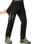 Mens Hiking Stretch Pants Convertible Quick Dry Lightweight Zip Off Outdoor Pants Y124426