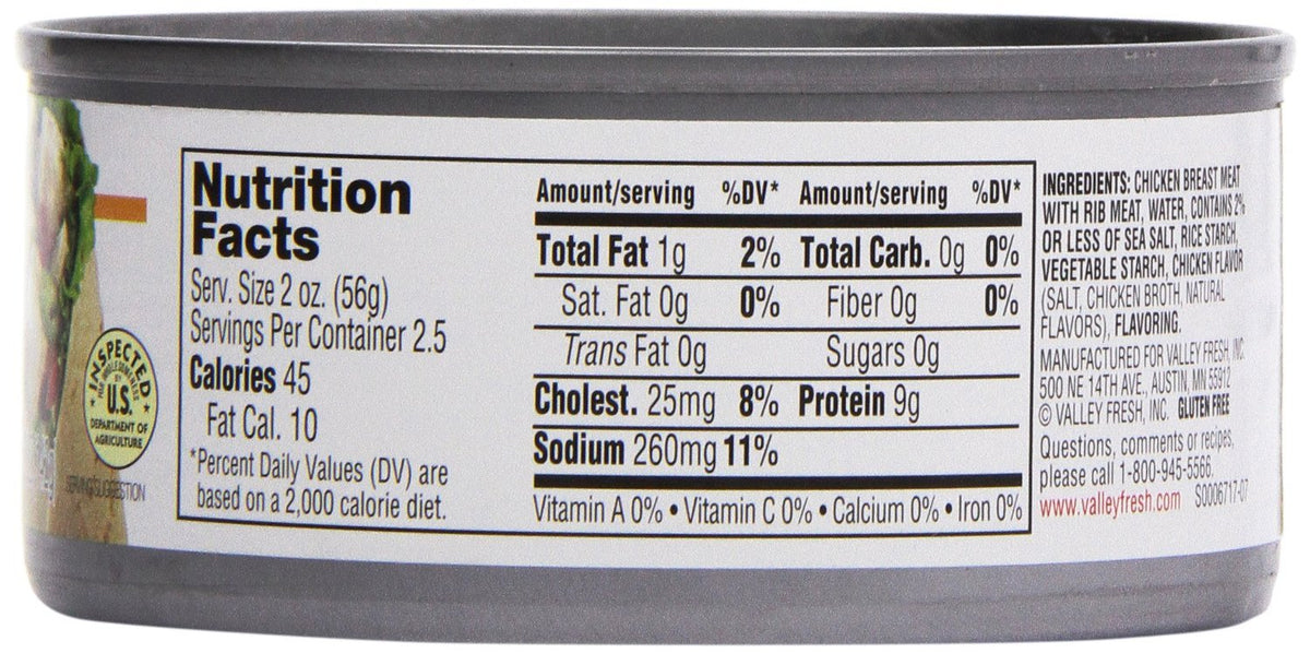 5 Oz Pack of 4 White Chicken in Water Z358433
