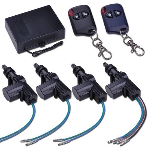 4 Car Door Power Central Lock Keyless Entry Kit J20067