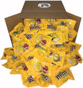 M&M's Peanut Chocolate Candy Fun Size Snacks, 5 LBs Bundle D184