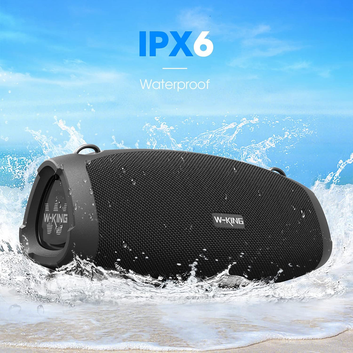 70W IPX6 Waterproof Portable Bluetooth Speaker with Power Bank Q97641