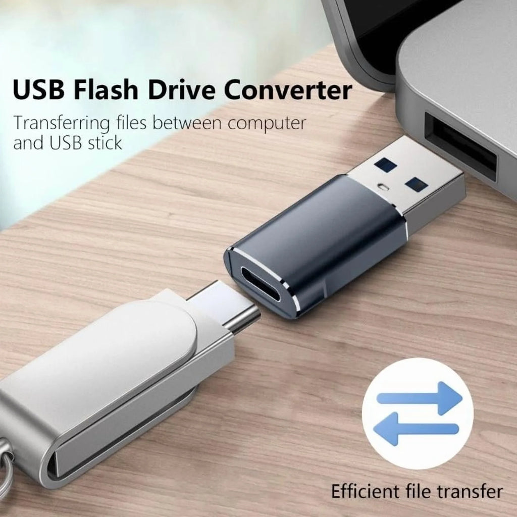 USB C Female to USB A Male Cable Adapter A79885