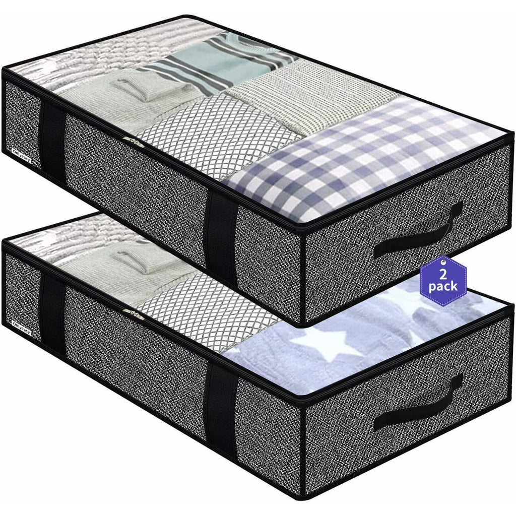 Breathable Zippered Storage Bag with Clear Window E1675