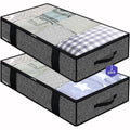 Breathable Zippered Storage Bag with Clear Window E1675