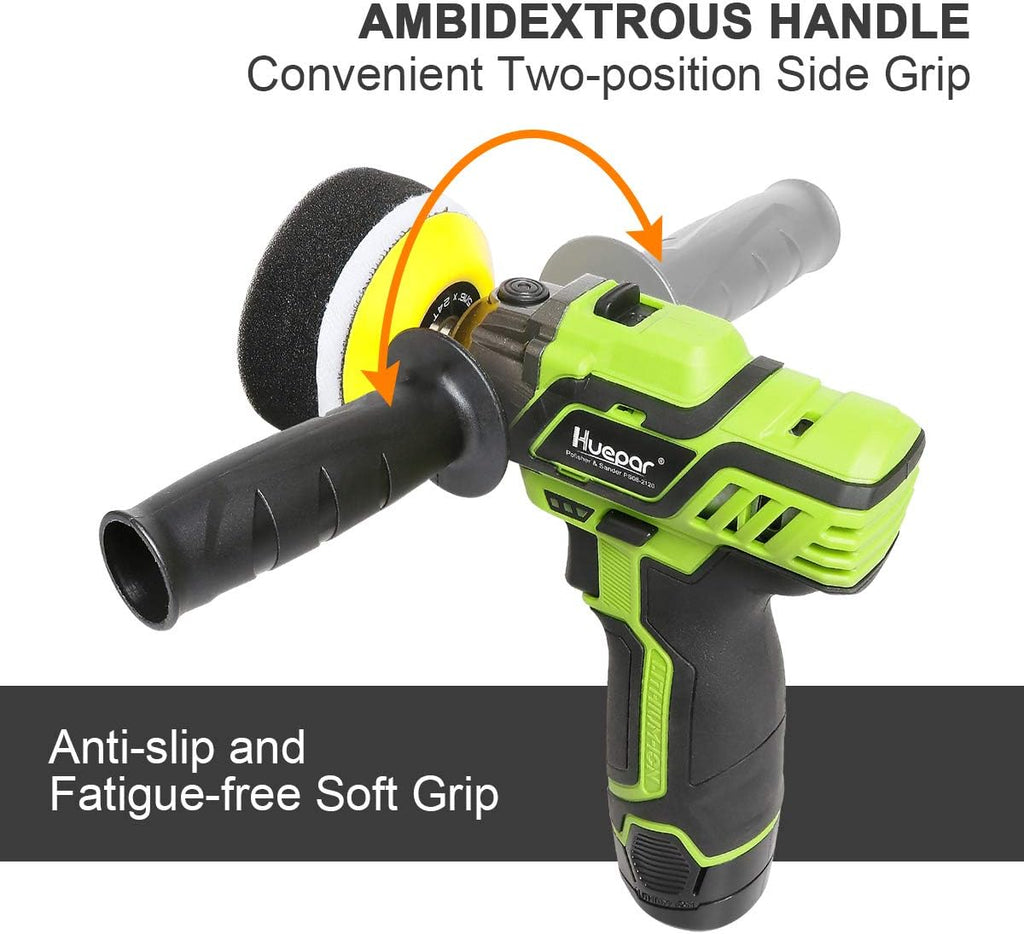 3-inch Cordless Variable Speed Polisher/Sander with 2 Li-ion Batteries F2745