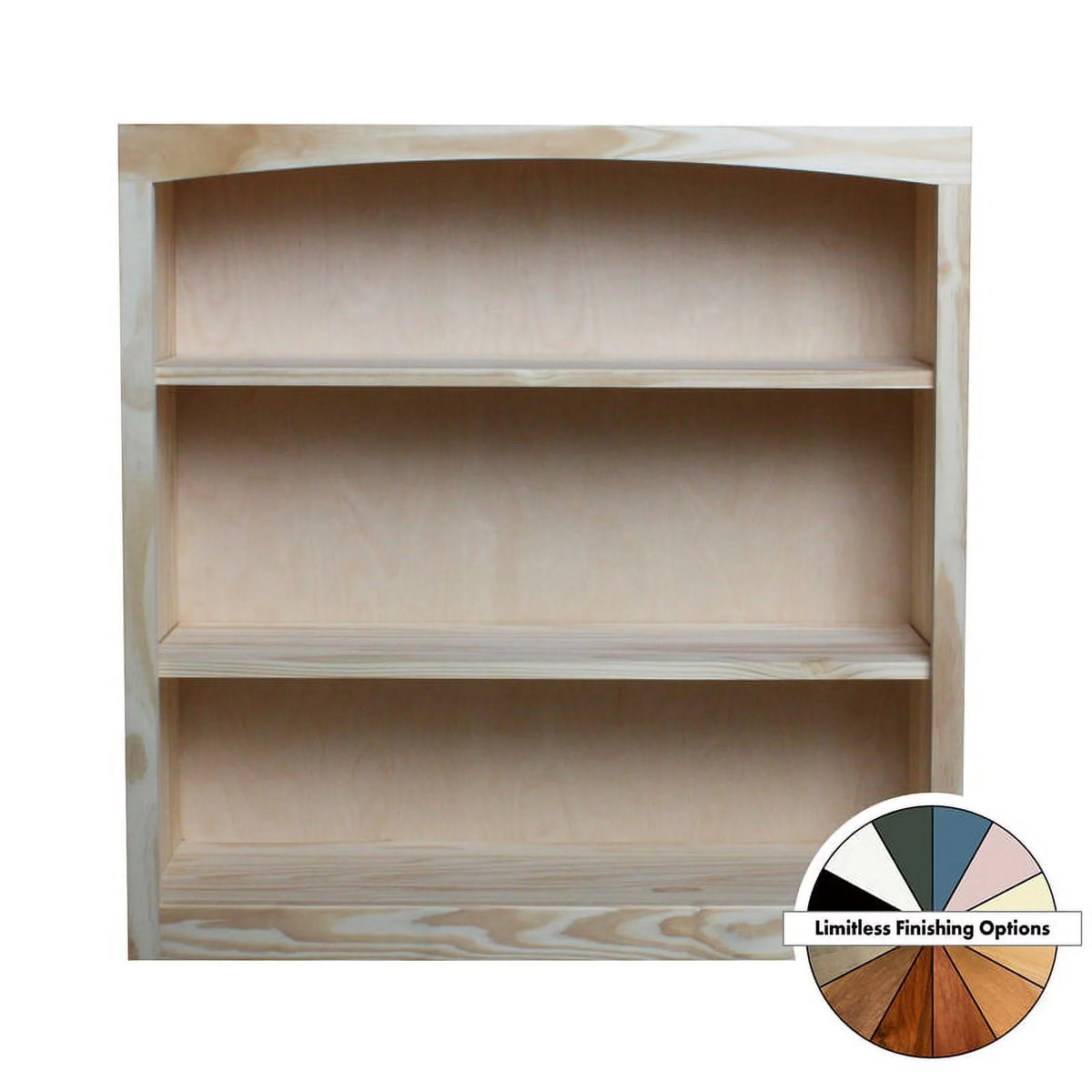 Natural Pine Wood Bookcase W995731