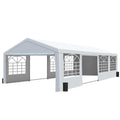 20x30FT Patio Tent with Windows, Heavy Duty Canopy Gazebo N2364