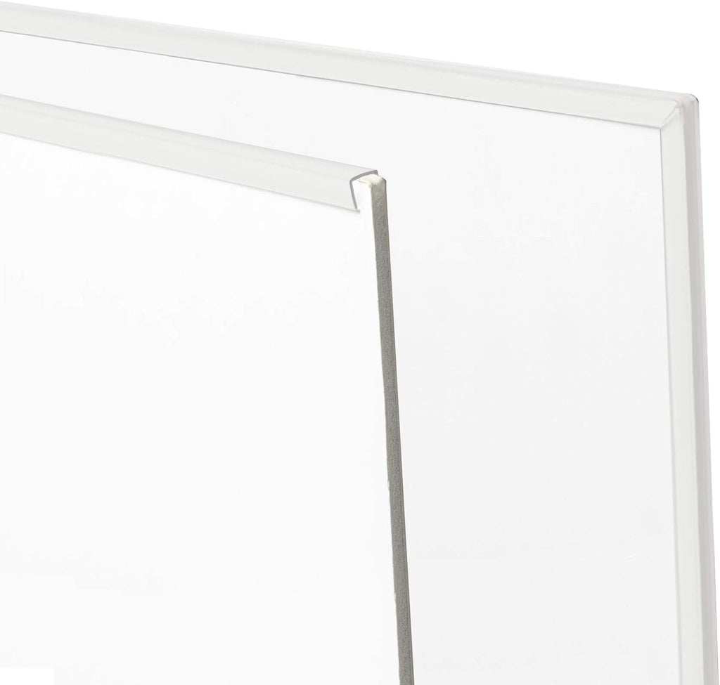 White Plastic U Channel Edge Guard Pack of 8 E416953