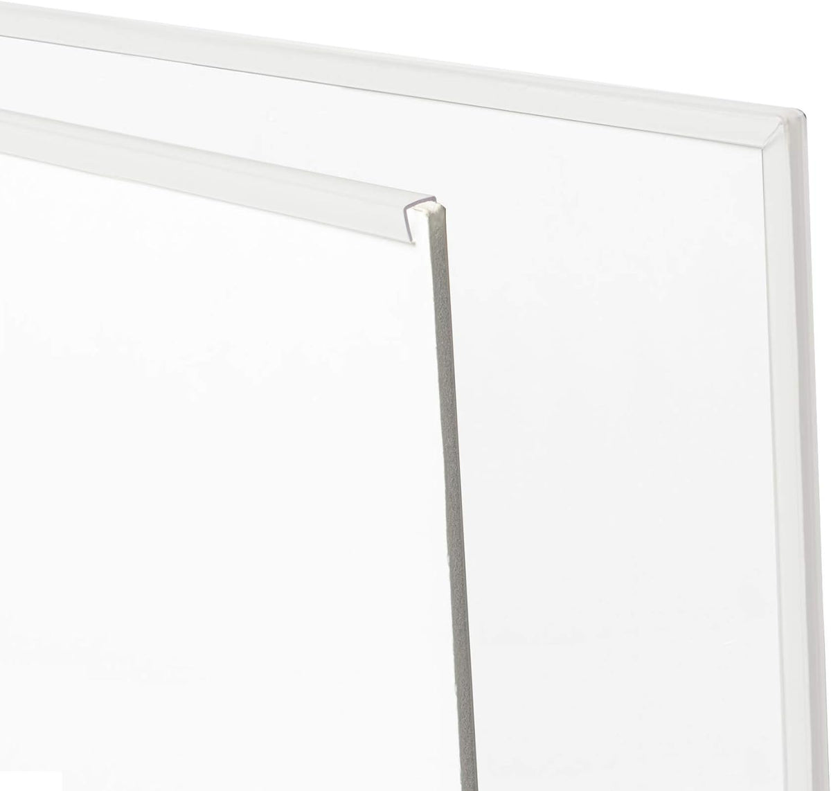 White Plastic U Channel Edge Guard Pack of 8 E416953