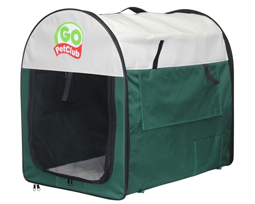 43" Soft Collapsible Dog Crate with Durable Mesh Windows, Forest Green Camo Q997941