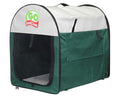 43" Soft Collapsible Dog Crate with Durable Mesh Windows, Forest Green Camo Q997941