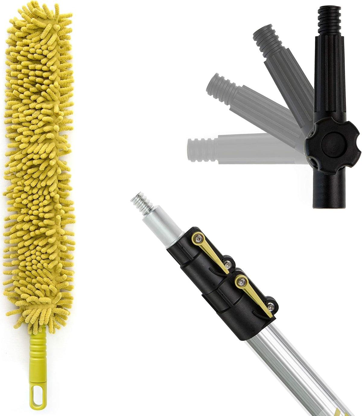 6-24 Foot Extension Pole with Microfiber Duster B535